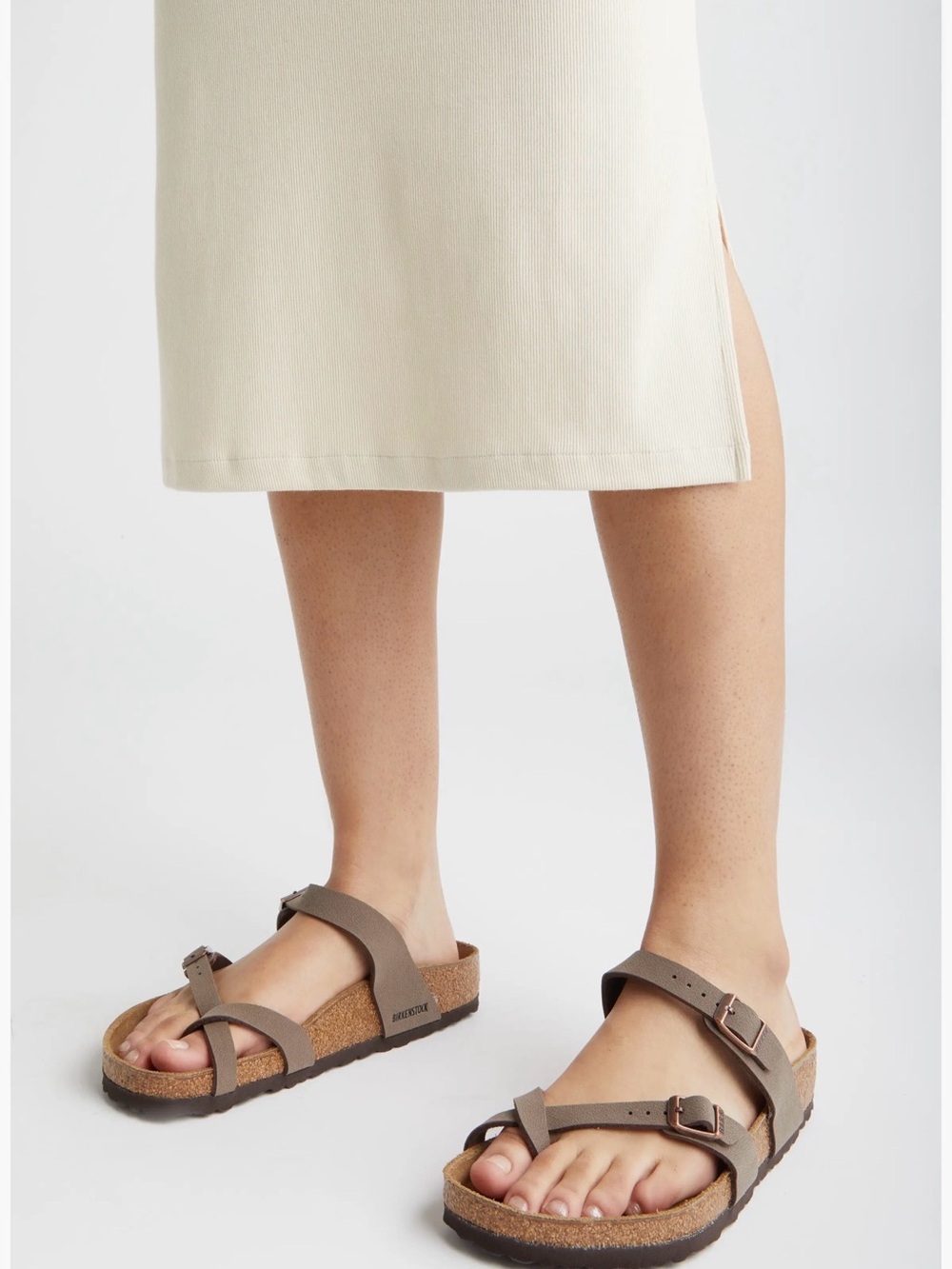 Birkenstock Mayari Strappy Cork Sandals Size 38 Women Used